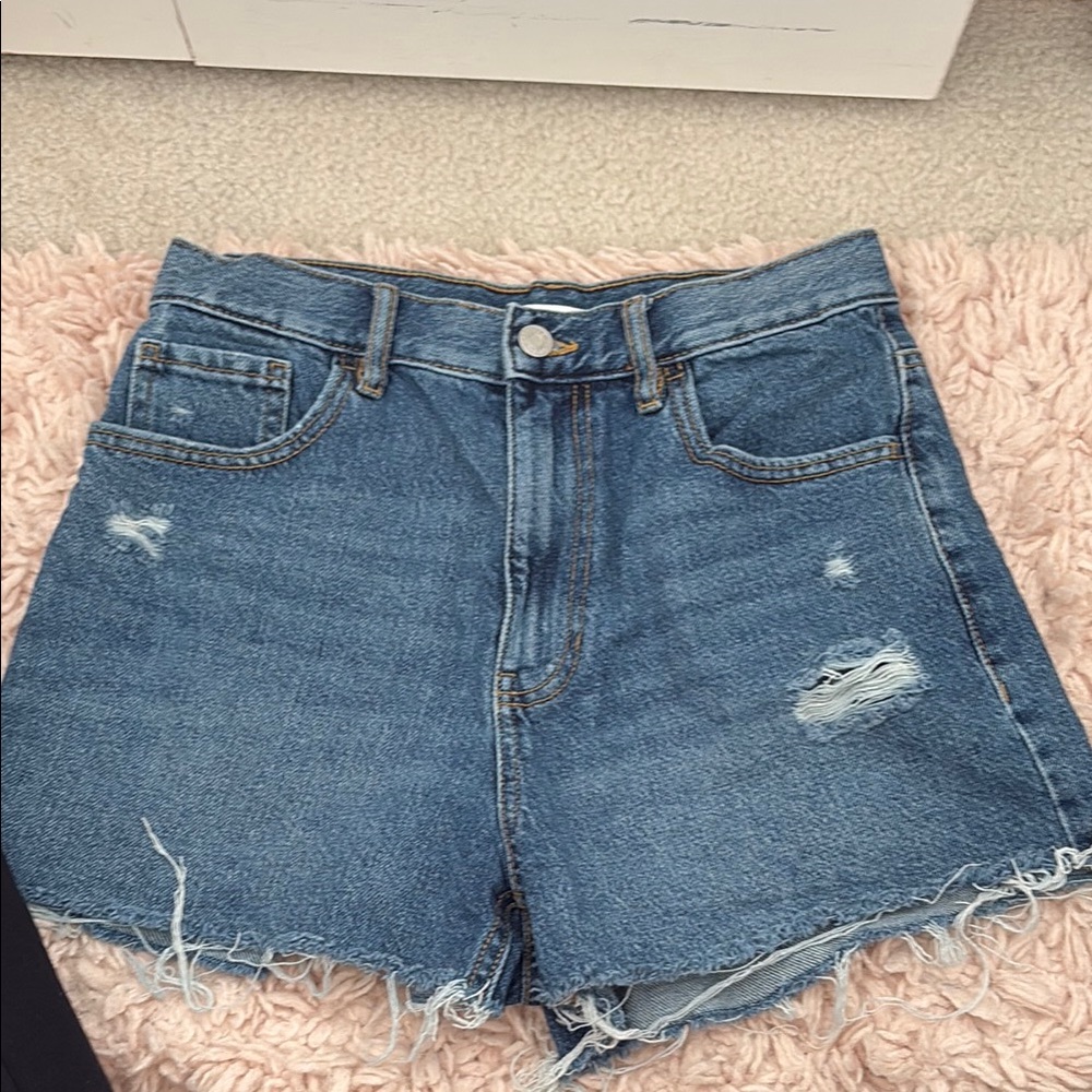 Denim Distressed Women's Shorts